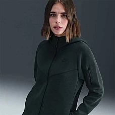 ДАМСКО ГОРНИЩЕ NIKE HV6747-390 NSW TCH FLC WR FZ HDY 2 ЗЕЛЕНО