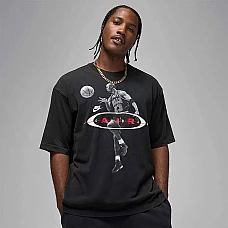 МЪЖКА ТЕНИСКА NIKE IF1804-010 BRK 2AIR REISSUE SS CRW ЧЕРНА