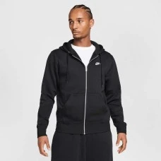 МЪЖКО ГОРНИЩЕ NIKE FN3861-010 CLUB BB FZ HOODIE ЧЕРНО
