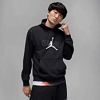 МЪЖКИ СУИТШЪРТ NIKE HQ8694-010 JORDAN SPRT CSVR GFX FLC PO ЧЕРЕН