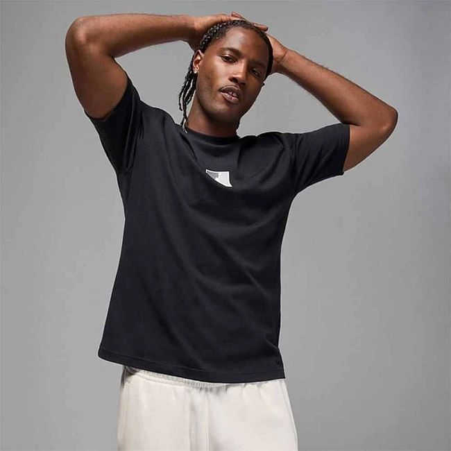 МЪЖКА ТЕНИСКА NIKE HQ8942-010 JORDAN BRK BL 3.0 SS CREW ЧЕРНА