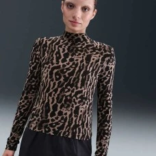 ДАМСКА БЛУЗА NIKE HV5019-010 NSW NK CHLL KNIT TEE PNX ЧЕРНА