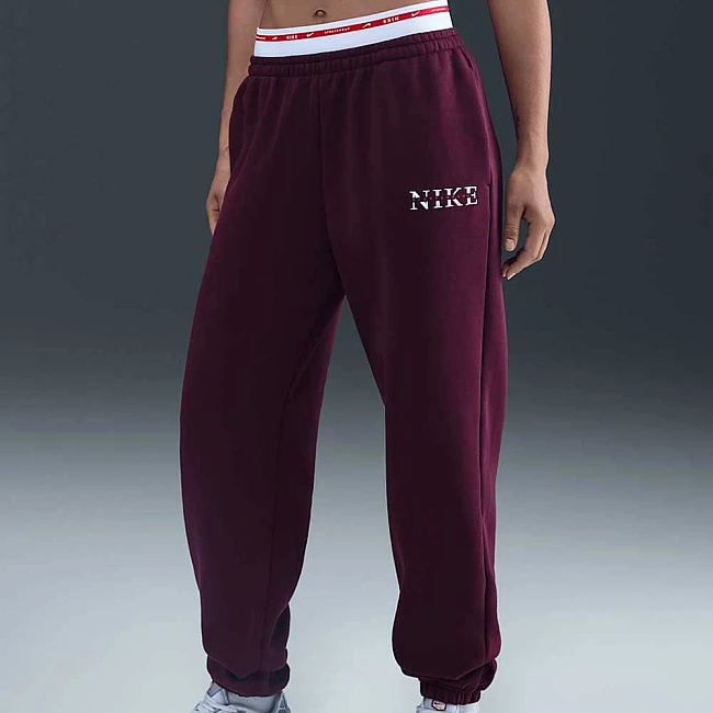 ДАМСКО ДОЛНИЩЕ NIKE IH4055-610 NSW PHNX FLC HR PANT GLS БОРДО