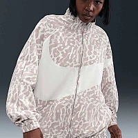 ДАМСКО ГОРНИЩЕ NIKE IB7263-009 NSW TREND WVN HBR AOP JKT СИВО