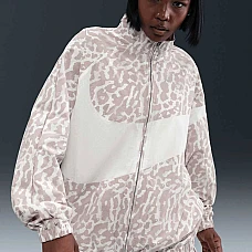 ДАМСКО ГОРНИЩЕ NIKE IB7263-009 NSW TREND WVN HBR AOP JKT СИВО