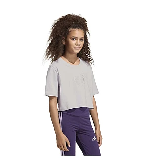 ДЕТСКА ТЕНИСКА ЗА МОМИЧЕ ADIDAS KA2971 JG GLAM TEE БЛЕДОЛИЛАВА