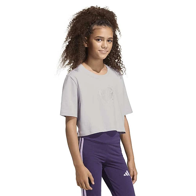 ДЕТСКА ТЕНИСКА ЗА МОМИЧЕ ADIDAS KA2971 JG GLAM TEE БЛЕДОЛИЛАВА
