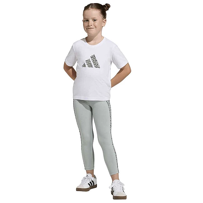 ДЕТСКИ СПОРТЕН ЕКИП ЗА МОМИЧЕ ADIDAS KB6989 LG AN 3S SET БЯЛ/ЗЕЛЕН