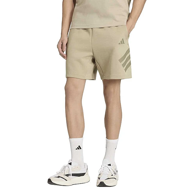 МЪЖКИ КЪСИ ПАНТАЛОНИ ADIDAS KD5245 M FI 3S SHORT БЕЖОВИ