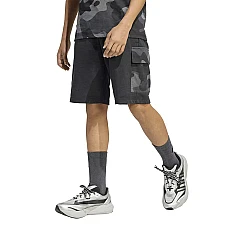 ДЕТСКИ КЪСИ ПАНТАЛОНИ ЗА МОМЧЕ ADIDAS KB6840 CAMO FT SHORT ЧЕРНИ