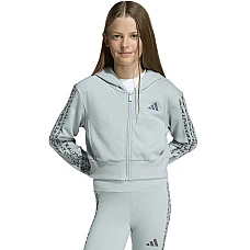 ДЕТСКО ГОРНИЩЕ ЗА МОМИЧЕ ADIDAS KB6986 JG AN 3S FT FZ ЗЕЛЕНО