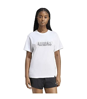 ДАМСКА ТЕНИСКА ADIDAS KB7146 ANIMAL TEE БЯЛА