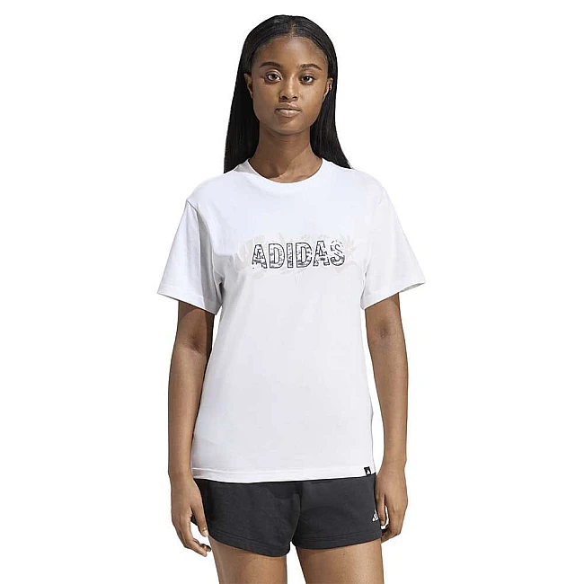 ДАМСКА ТЕНИСКА ADIDAS KB7146 ANIMAL TEE БЯЛА