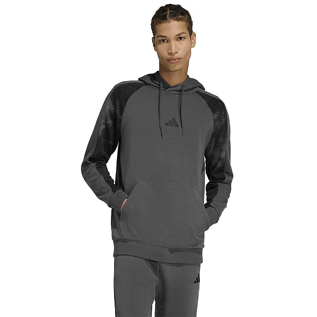 МЪЖКИ СУИТШЪРТ ADIDAS KC0705 CAMO PRINT HD СИВ