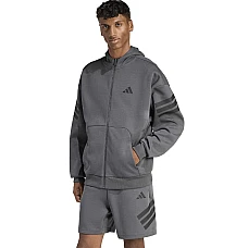 МЪЖКО ГОРНИЩЕ ADIDAS KD5232 M FI 3S FZ СИВО