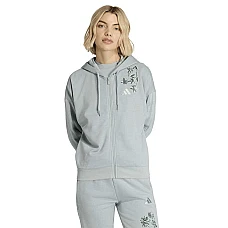 ДАМСКО ГОРНИЩЕ ADIDAS KF0015 W 3S FT FZ HD ЗЕЛЕНО