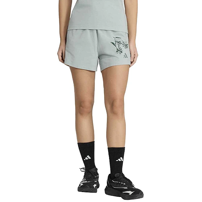 ДАМСКИ КЪСИ ПАНТАЛОНИ ADIDAS KF0053 W 3S SJ SHORT ЗЕЛЕНИ