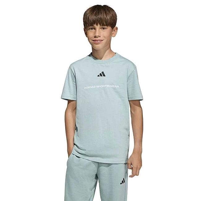 ДЕТСКА ТЕНИСКА ЗА МОМЧЕ ADIDAS KG5190 B SJ TEE ЗЕЛЕНА