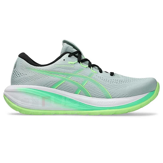 МЪЖКИ МАРАТОНКИ ASICS 1011C143-400 GEL-CUMULUS 28 БЛЕДОЗЕЛЕНИ
