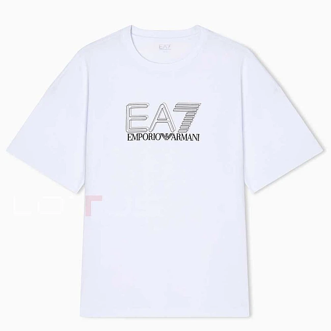 МЪЖКА ТЕНИСКА EA7 EMPORIO ARMANI 7M001309-U0002 VISIBILITY M TEE SS LOOSE БЯЛА