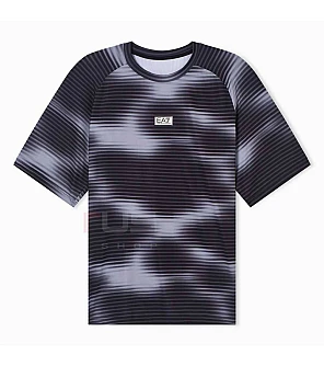 МЪЖКА ТЕНИСКА EA7 EMPORIO ARMANI 7M001371-FC041 VENTUS7 M TEE GRAPHIC ALLOVER SS PL ST ЧЕРНА