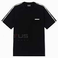 МЪЖКА ТЕНИСКА EA7 EMPORIO ARMANI 7M001476-UC001 LOGO SERIES M TEE SS TAPE ЧЕРНА