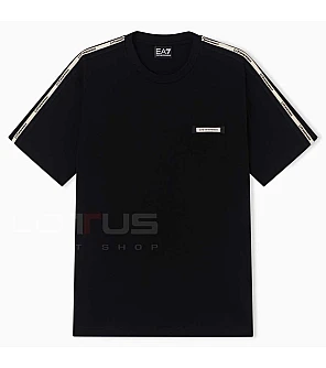 МЪЖКА ТЕНИСКА EA7 EMPORIO ARMANI 7M001476-UC001 LOGO SERIES M TEE SS TAPE ЧЕРНА
