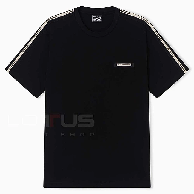 МЪЖКА ТЕНИСКА EA7 EMPORIO ARMANI 7M001476-UC001 LOGO SERIES M TEE SS TAPE ЧЕРНА