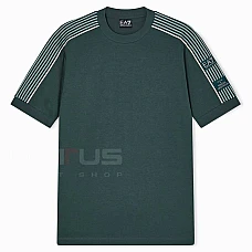 МЪЖКА ТЕНИСКА EA7 EMPORIO ARMANI 7M001507-U7260 LOGO SERIES M TEE SS PREMIUM TAPE ЗЕЛЕНА