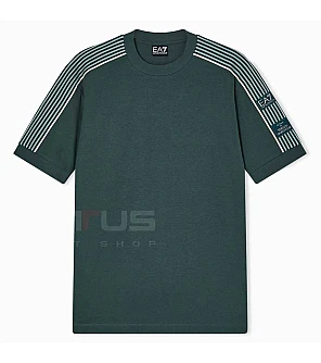 МЪЖКА ТЕНИСКА EA7 EMPORIO ARMANI 7M001507-U7260 LOGO SERIES M TEE SS PREMIUM TAPE ЗЕЛЕНА