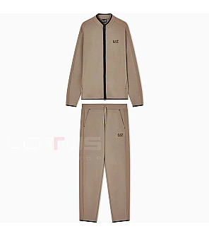 МЪЖКИ СПОРТЕН ЕКИП EA7 EMPORIO ARMANI 7M001590-U6167 ATHLETIC MIX M T-SUIT TT FZ CH CO PL БЕЖОВ/ЧЕРЕН