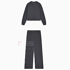 ДАМСКИ СПОРТЕН ЕКИП EA7 EMPORIO ARMANI 7W000975-U8111 TRACKSUIT W T-TOP CN OH MODAL PRECIOUS ТЪМНОСИВ