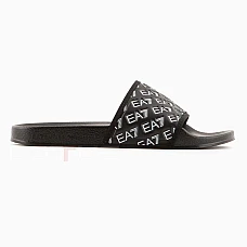 ЧЕХЛИ EA7 EMPORIO ARMANI 7X000109-MC138 ALL OVER SLIPPER U ЧЕРНИ
