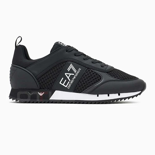 МЪЖКИ ОБУВКИ EA7 EMPORIO ARMANI 7X000334-MC001 BLACK & WHITE LACES ЧЕРНИ