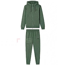 МЪЖКИ СПОРТЕН ЕКИП EA7 EMPORIO ARMANI 8NPV63-U7260 CORE ID M T-SUIT HOODIE FZ CH COFT CC ЗЕЛЕН