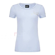 ДАМСКА ТЕНИСКА EA7 EMPORIO ARMANI 8NTT65-U9309 EVOLUTION W TEE SS СВЕТЛОСИНЯ