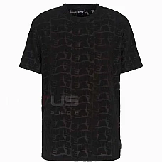 МЪЖКА ТЕНИСКА EA7 EMPORIO ARMANI 7M000508-UC001 BW M MONOGRAM TEE SS OOW ЧЕРНА