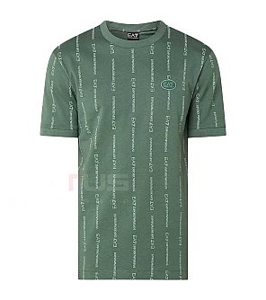 МЪЖКА ТЕНИСКА EA7 EMPORIO ARMANI 7M001391-F7043 GRAPHIC SERIES M TEE SS MONOGRAM PRINTED ЗЕЛЕНА