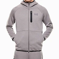 МЪЖКО ГОРНИЩЕ EA7 EMPORIO ARMANI 7M001598-U8086 NATURAL VENTUS7 M HOODIE FZ СИВО