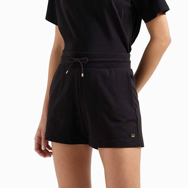 ДАМСКИ КЪСИ ПАНТАЛОНИ EA7 EMPORIO ARMANI 7W000079-UC001 CORE LADY W SHORTS ЧЕРНИ