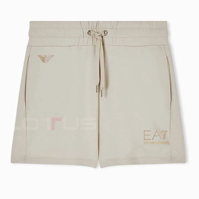 ДАМСКИ КЪСИ ПАНТАЛОНИ EA7 EMPORIO ARMANI 7W000269-U1088 EVOLUTION W SHORTS БЕЖОВИ
