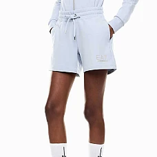 ДАМСКИ КЪСИ ПАНТАЛОНИ EA7 EMPORIO ARMANI 7W000269-U9309 EVOLUTION W SHORTS СВЕТЛОСИНИ