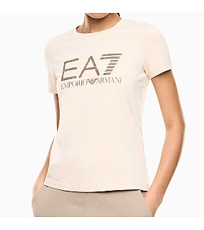 ДАМСКА ТЕНИСКА EA7 EMPORIO ARMANI 7W000993-U1088 GRAPHIC SERIES W TEE SS ANIMALIER БЕЖОВА