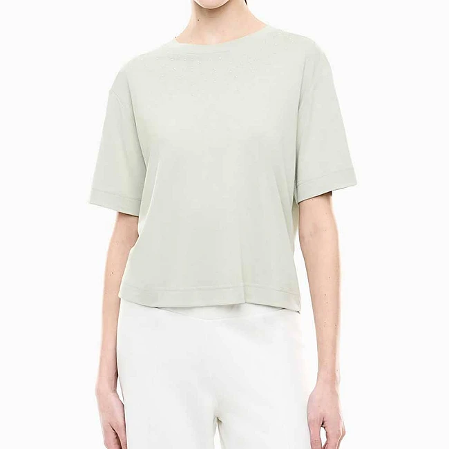 ДАМСКА ТЕНИСКА EA7 EMPORIO ARMANI 7W001015-U8025 PRECIOUS W TEE SS СВЕТЛОЗЕЛЕНА