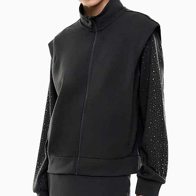 ДАМСКО ГОРНИЩЕ EA7 EMPORIO ARMANI 7W001016-U8111 PRECIOUS W T-TOP FZ СИВО