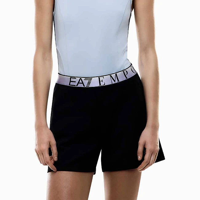 ДАМСКИ КЪСИ ПАНТАЛОНИ EA7 EMPORIO ARMANI 7W001153-UC001 NATURAL VENTUS7 W SHORTS ЧЕРНИ