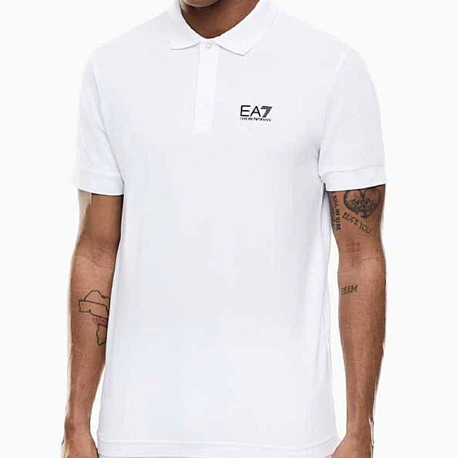 МЪЖКА ТЕНИСКА EA7 EMPORIO ARMANI 8NPF14-1100 CORE ID M POLO ST CC БЯЛА