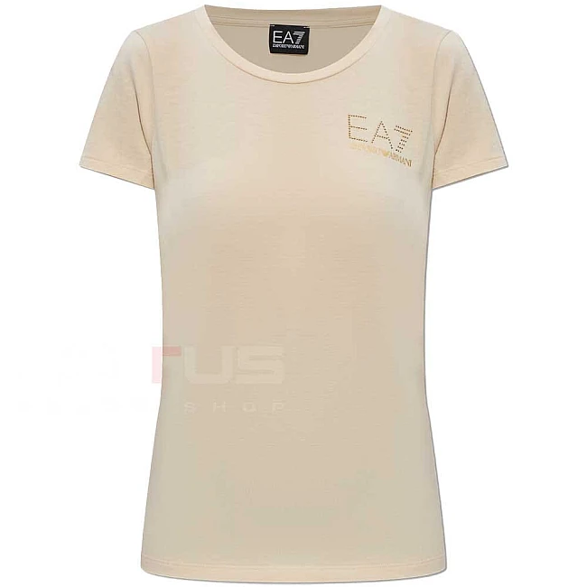 ДАМСКА ТЕНИСКА EA7 EMPORIO ARMANI 8NTT65-U1088 EVOLUTION W TEE SS БЕЖОВА