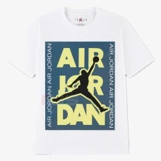 ДЕТСКА ТЕНИСКА ЗА МОМЧЕ NIKE 95F495-001 JORDAN HBR CITY TEE БЯЛА