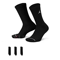 ЧОРАПИ NIKE DX9632-010 JORDAN ED CUSH POLY CREW 3PR 144 ЧЕРНИ